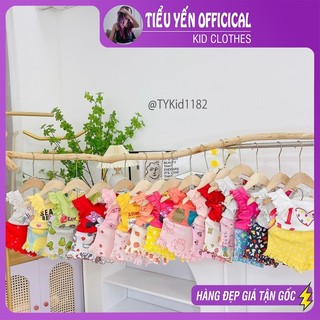Quần áo trẻ em, Quần áo hè bé gái, đồ bộ cotton cánh tiên màu ngẫu nhiên cho bé 8-20kg S1182 | Tiểu Yến KID