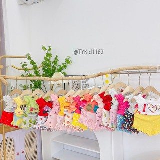 Quần áo trẻ em, Quần áo hè bé gái, đồ bộ cotton cánh tiên màu ngẫu nhiên cho bé 8-20kg S1182 | Tiểu Yến KID