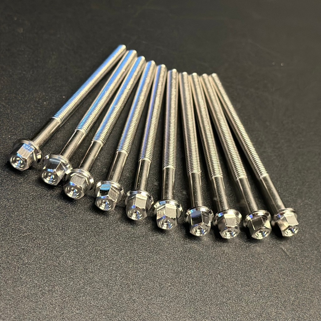 Ốc lốc máy mẫu thái V2 inox 304 + tặng kèm lông đền và khăn 3M - Phụ kiện phụ tùng cao cấp