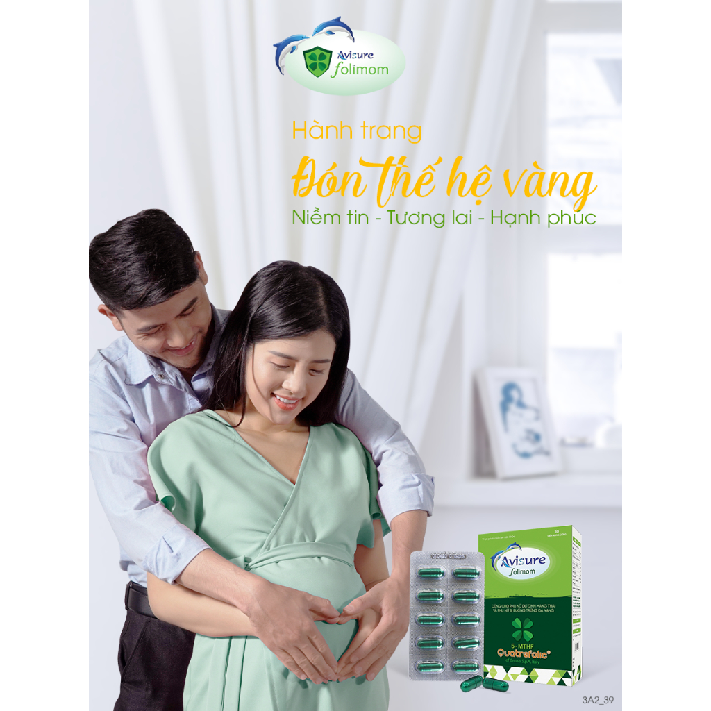 Ảnh Avisure Folimom 5-MTHF hỗ trợ bổ trứng cho phụ nữ chuẩn bị mang thai hộp 30 viên 1