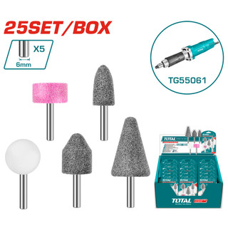 TOTAL Bộ 5 linh kiện máy mài khuôn TAKB0502
