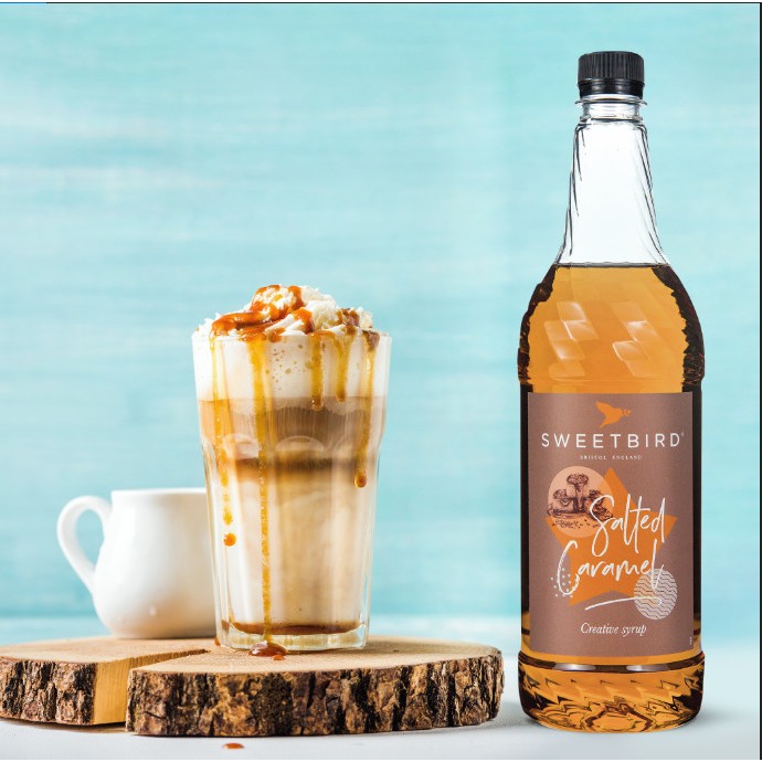 SWEETBIRD SALTED CARAMEL SYRUP (1L) - SIRO HƯƠNG CARAMEL MẶN