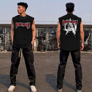 Áo Tank Top Nam DEKKY Họa Tiết Phong Cách Thời Trang Năng Động Cá Tính Chất Liệu Vải Cotton Khô Mềm Mịn Thoáng Mát