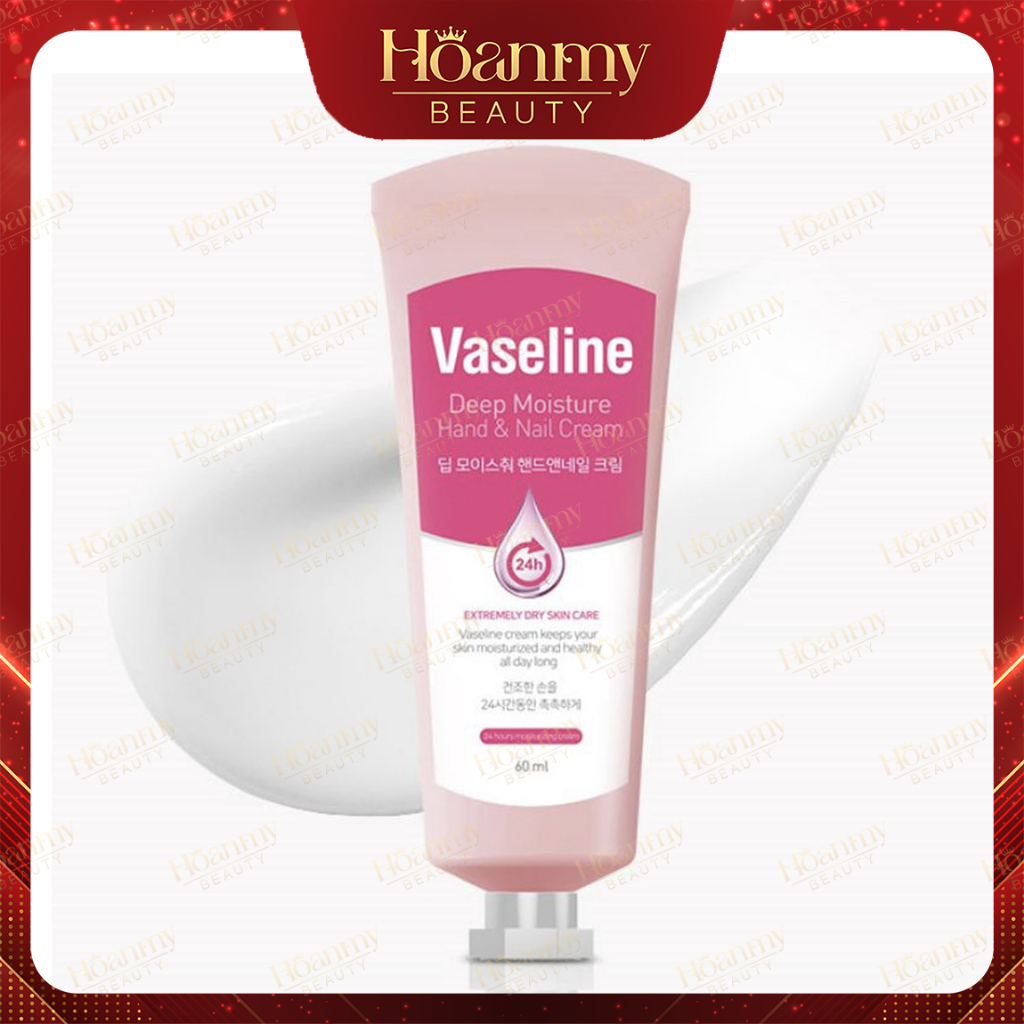 Kem Dưỡng Da Tay Và Móng Vaseline Deep Moisture 60ml, giúp bạn chăm sóc cho da tay mềm mại hơn