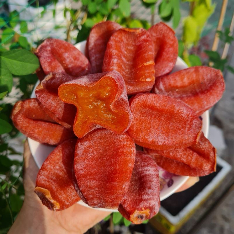 500gr Hồng treo gió nguyên trái loại 1, dẻo ngon | Shopee Việt Nam