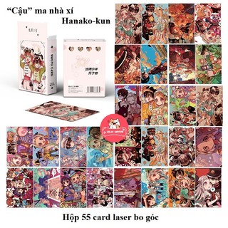 [hàng sẵn] Cậu ma nhà xí Hanako -kun | Hộp thẻ card laser 55 tấm bộ anime “Cậu” ma nhà xí Hanako-kun anime