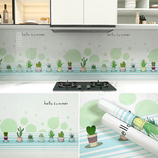 Decal dán bếp tráng nhôm, giấy dán tường khổ rộng 60cm nhiều mẫu mã QD025