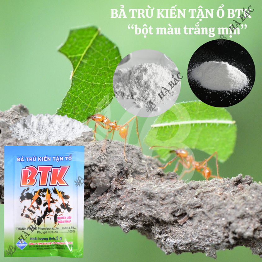 Thuốc trừ kiến, bả diệt kiến, bả trừ kiến tận gốc BTK (gói 5gram) - Siêu hiệu quả, an toàn sử dụng