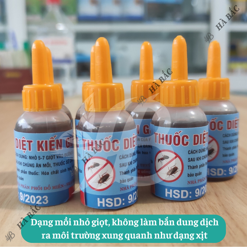 Thuốc Diệt Kiến Gián Sinh Học tận gốc, an toàn, không độc hại (chai 10ml)