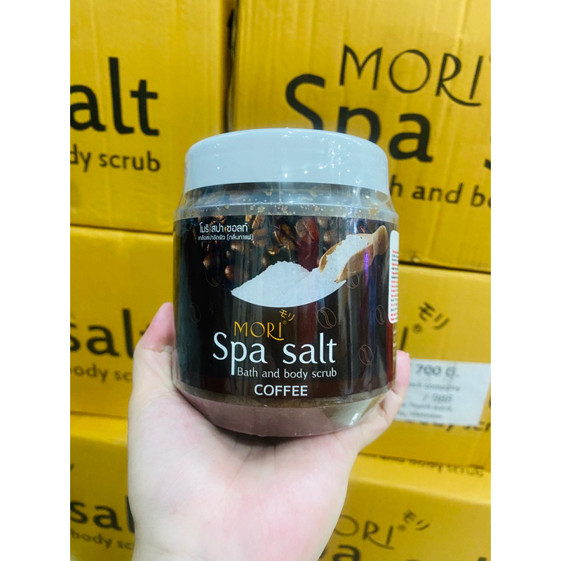 Muối Tắm Tẩy Tế Bào Chết chiết xuất Cà Phê Mori Spa Salt Bath & Body Scrub 700g | BigBuy360 - bigbuy360.vn
