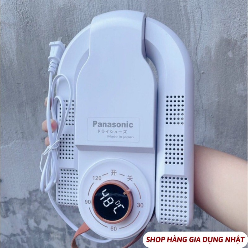 Máy Sấy Giày Siêu Tốc Panasonic Kết Hợp Diệt Khuẩn Bằng Oxy Và Khử Mùi Hiệu Quả SP05