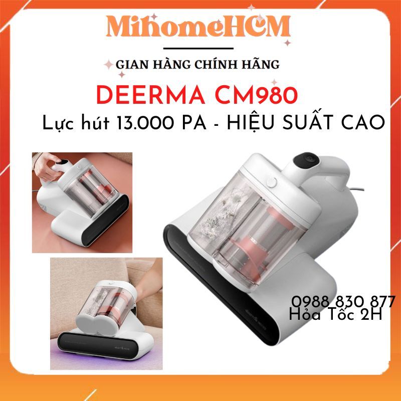 Máy hút bụi giường nệm, thảm, sofa DEERMA CM980 đa năng, lực hút ...