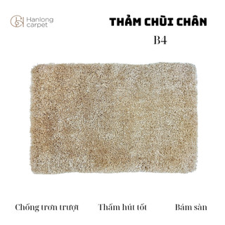 [H] Thảm chùi chân B4 cao cấp lông mềm mịn, êm ái, thấm hút nước tốt phù hợp decor bàn trang điểm