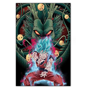 Combo 4 Poster Marvel Anime hình dán tường