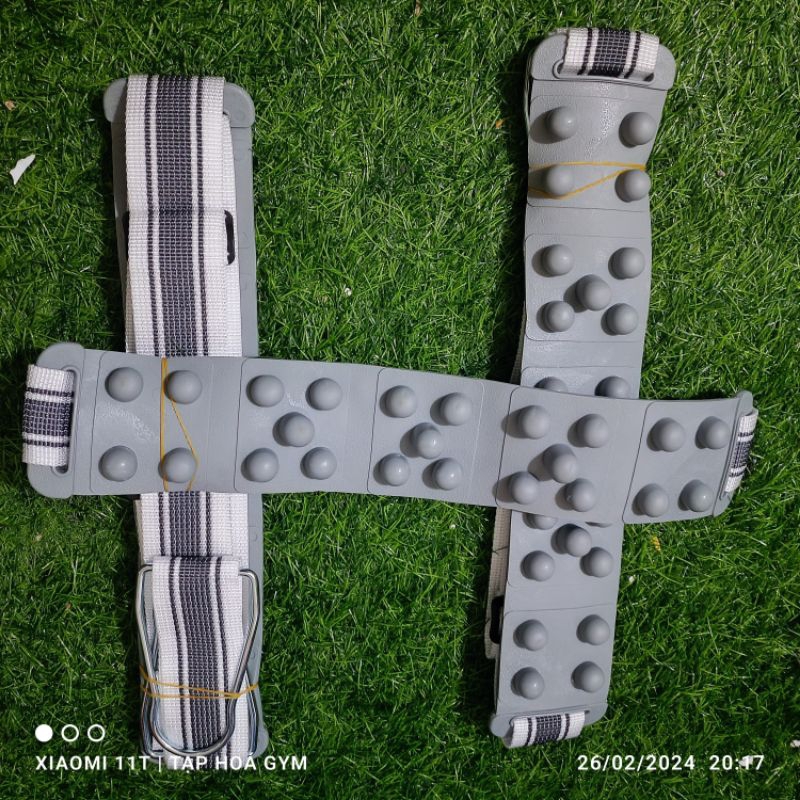 Đai massage máy chạy bộ, chất liệu vải Polyester tai treo bằng sắt