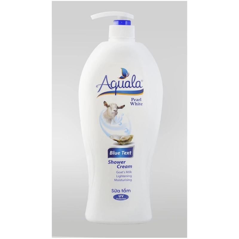 Sữa Tắm Aquala Sữa Dê Ngọc Trai Xanh Dương (1200ml)