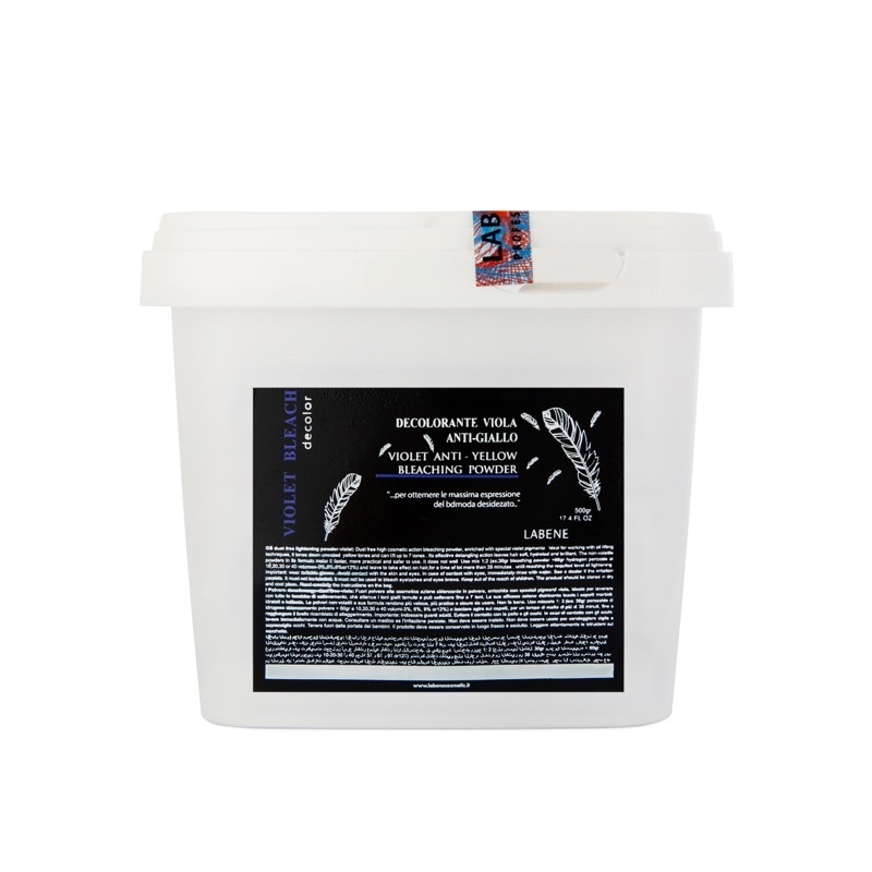 Ảnh Bột Tẩy Tóc Màu Tím 500ml Dành Cho Tóc Tẩy, Làm Màu Pastel Không Gây Hư Tổn, Không Rát Da Đầu | LABENE OFFICIAL 1