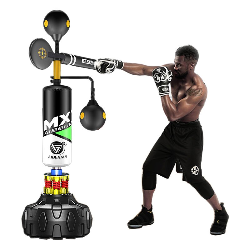 Bao trụ đấm bốc boxing đấm đá phản xạ 3 in 1 xoay 360 độ đa năng (Reefit  40024+40025) | Shopee Việt Nam