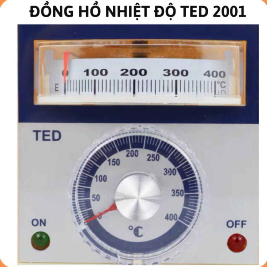 Đồng Hồ Nhiệt Độ TED 2001,bộ điều khiển nhiệt độ kỹ thuật số,bộ chỉnh nhiệt lò bánh mì,đồng hồ chỉnh nhiệt lò nướng TED