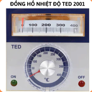 Đồng Hồ Nhiệt Độ TED 2001,bộ điều khiển nhiệt độ kỹ thuật số,bộ chỉnh nhiệt lò bánh mì,đồng hồ chỉnh nhiệt lò nướng TED