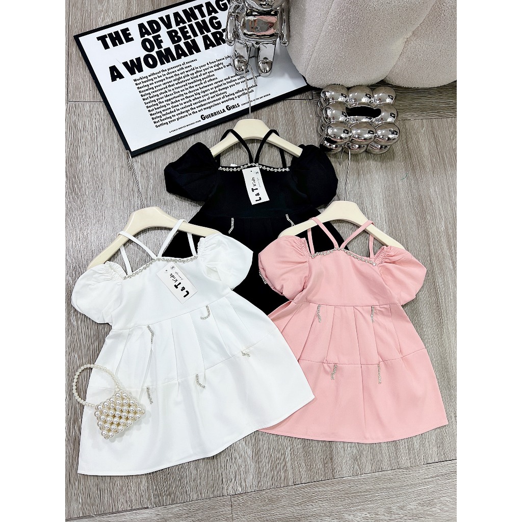 Váy Cho Bé Diệu Linh Shop Kids - Váy Cho Bé Gái Thiết Kế Bồng Hàng Loại 1, Siêu Đáng Yêu Cho Bé Đi Chơi Đi Học Thoải Mái