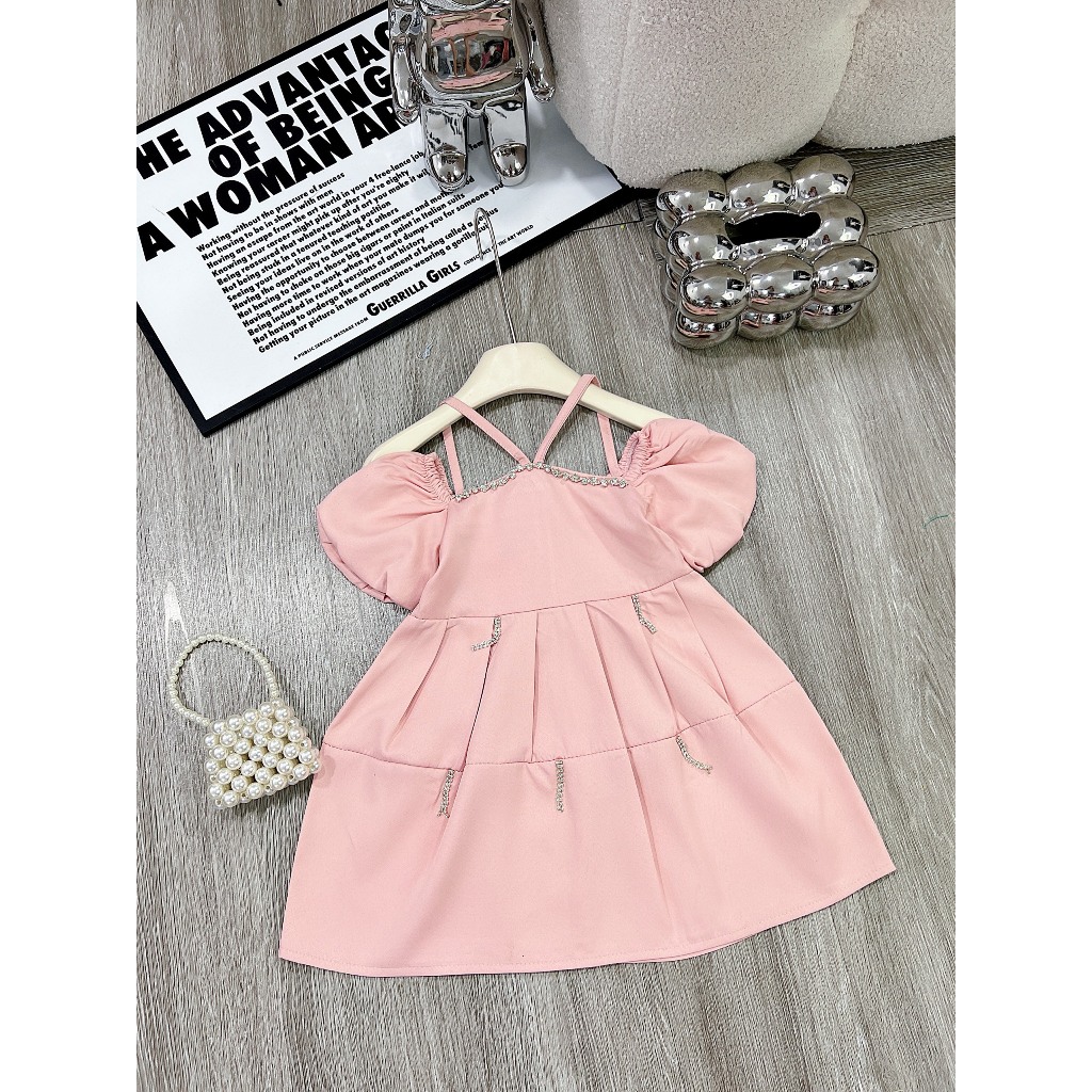 Váy Cho Bé Diệu Linh Shop Kids - Váy Cho Bé Gái Thiết Kế Bồng Hàng Loại 1, Siêu Đáng Yêu Cho Bé Đi Chơi Đi Học Thoải Mái