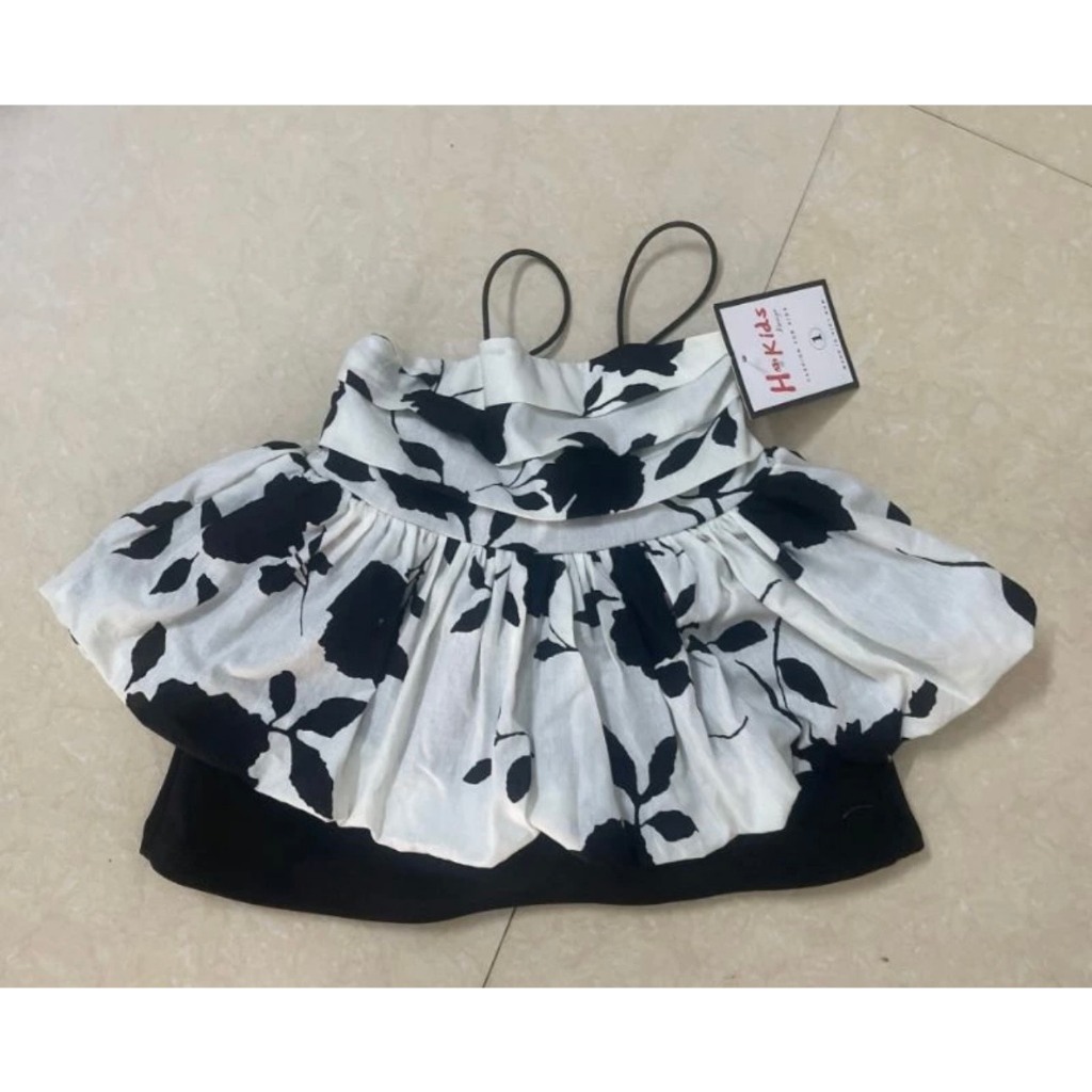 Áo Kiểu Cho Bé Diệu Linh Shop Kids - Áo Kiểu Bé Gái Thiết Kế 2 Dây Đuôi Áo Bồng Xòe Siêu Đáng Yêu Phù Hợp Cho Bé Đi Chơi