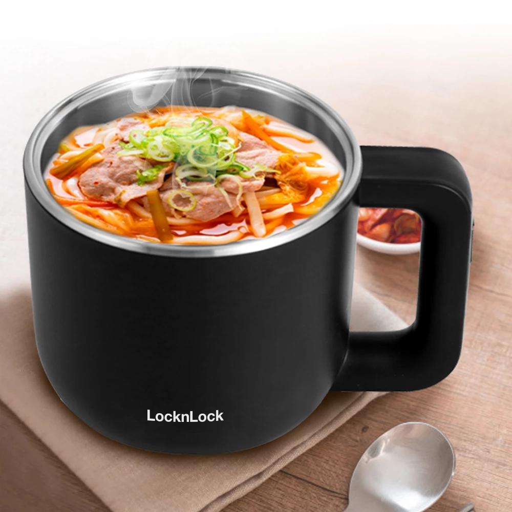 Nồi điện đa năng Lock Lock 0.8L 220V 50Hz 600W màu đen EJP116BLK