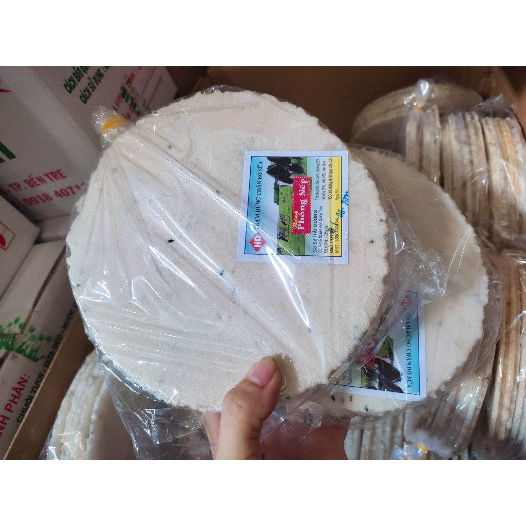 Bánh phồng sữa nước cốt dừa - 1 xấp 10 bánh.