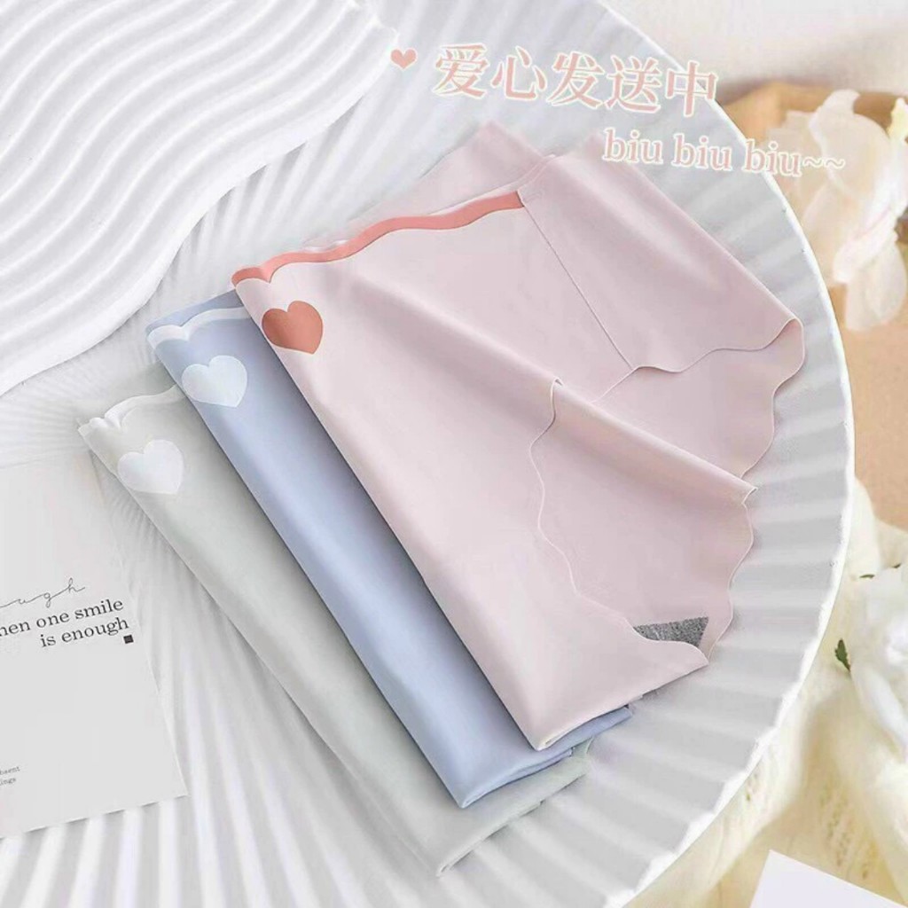 COMBO 5 QUẦN LÓT SU LỤA KIỂU TRÁI TIM MẪU HÓT HÍT CỦA NĂM