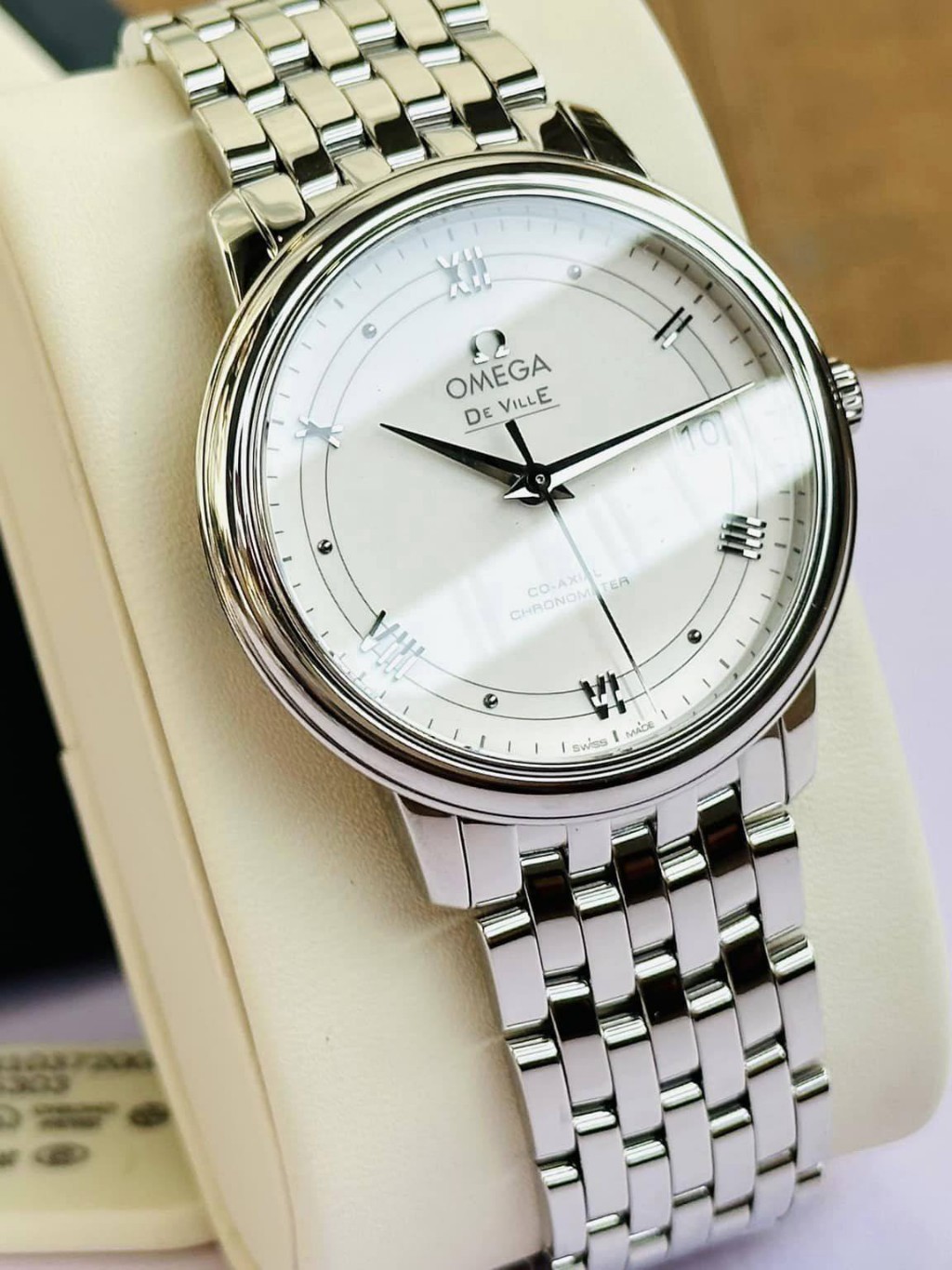 Đồng hồ chính hãng nam OMEGA De Ville Prestige Co-Axial Chronometer ...