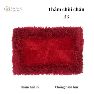 [H] Thảm chùi chân B3 siêu thấm nước, siêu mềm mượt, chống trơn trượt thích hợp để decor phòng ngủ