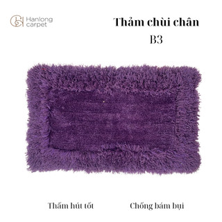 [H] Thảm chùi chân B3 siêu thấm nước, siêu mềm mượt, chống trơn trượt thích hợp để decor phòng ngủ