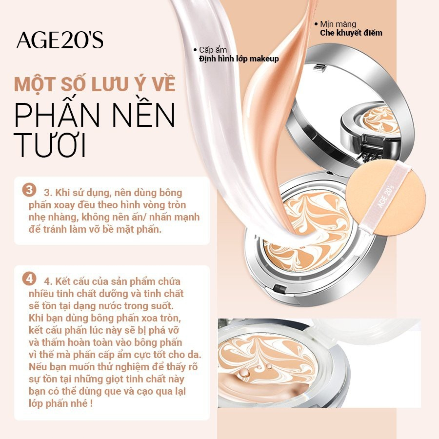 Ảnh Phấn tươi AGE20's ESSENCE COVER PACT ORIGINAL EX INTENSE COVER SPF50+PA++++ 4