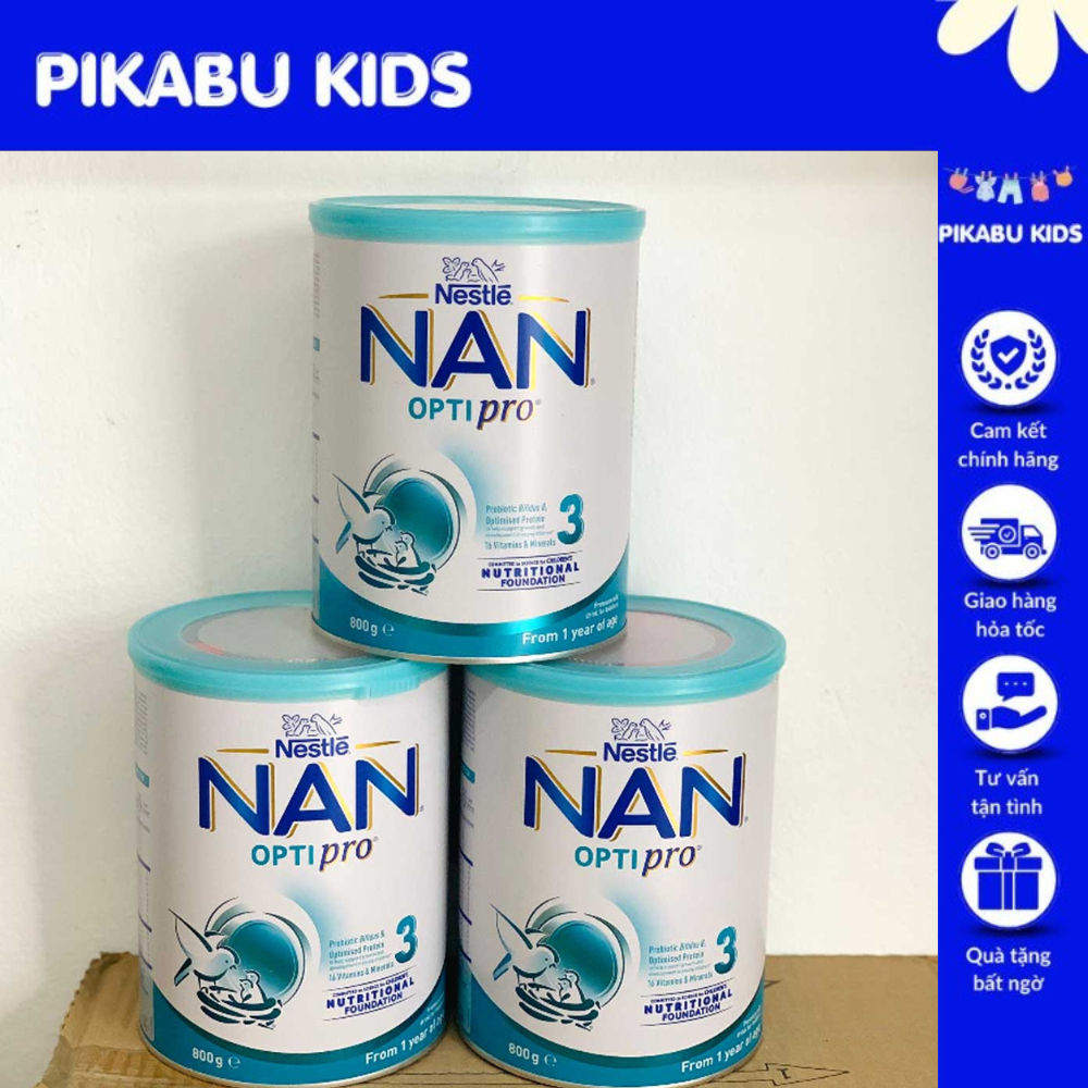 Sữa Nan Úc Optipro Gold 800g, Đủ số 1,2,3 - PikaBu-Kid | Shopee Việt Nam