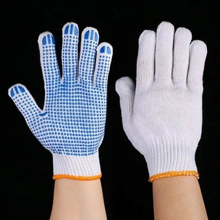 Găng Tay Lao Động Phủ Hạt Cao Su 70g Bảo Hộ Chống Trơn Trượt, Thoáng Khí, Độ Bền Cao
