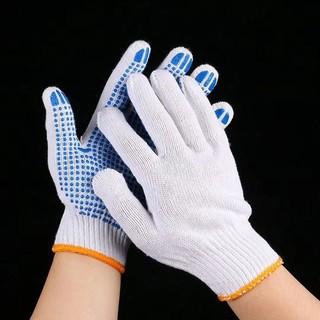 Găng Tay Lao Động Phủ Hạt Cao Su 70g Bảo Hộ Chống Trơn Trượt, Thoáng Khí, Độ Bền Cao