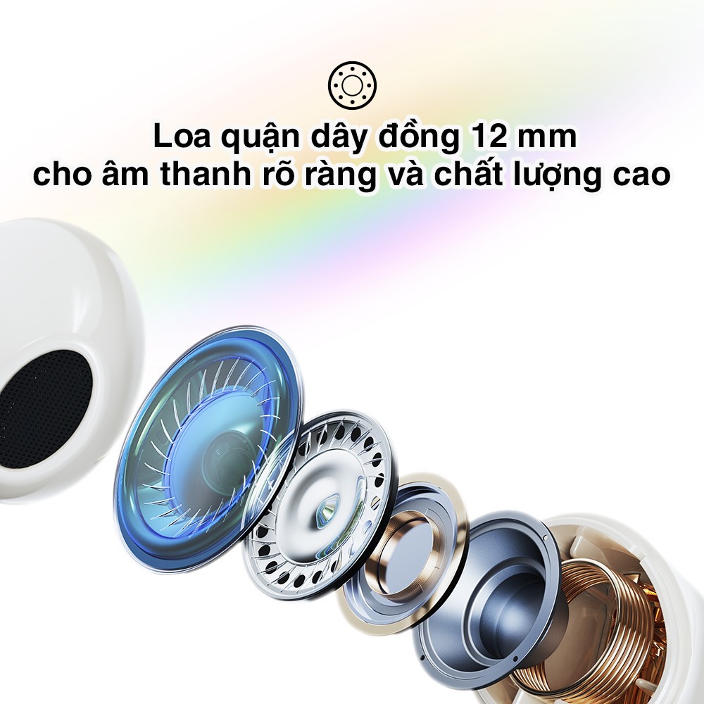 Ảnh Tai nghe Bluetooth nhét tai không dây TWS Rockspace Air Bubble nghe nhạc  đến 24h bảo hành 12 tháng 2