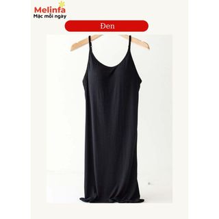 [XẢ KHO GIÁ SỐC] Váy đầm hai dây có mút ngực, mặc nhà hàng ngày vải Viscose mềm mại co giãn mát lạnh mã VAV0095