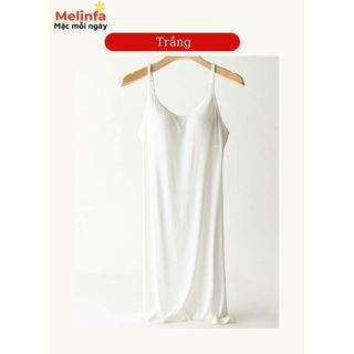 [XẢ KHO GIÁ SỐC] Váy đầm hai dây có mút ngực, mặc nhà hàng ngày vải Viscose mềm mại co giãn mát lạnh mã VAV0095