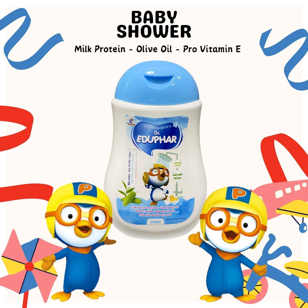 Sữa tắm gội thảo dược nhi TW Dr.EDUPHAR sản phẩm chiết xuất từ thiên nhiên an toàn dịu nhẹ cho bé