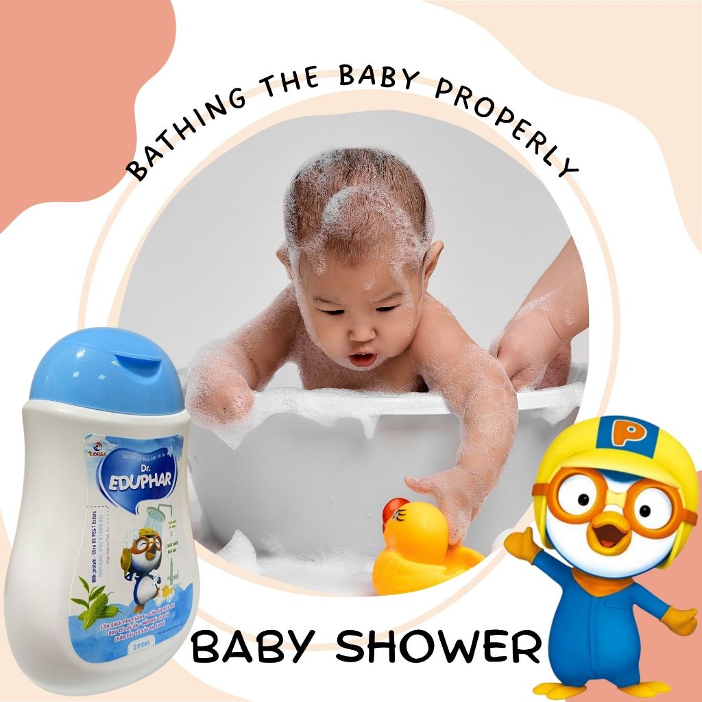 Sữa tắm gội thảo dược nhi TW Dr.EDUPHAR sản phẩm chiết xuất từ thiên nhiên an toàn dịu nhẹ cho bé