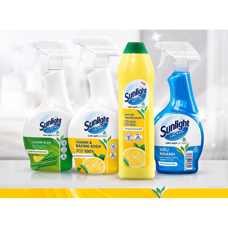 Nước Lau Đa Năng Sunlight Sạch Kin Kít, Không Nhờn Rít 500ml | Shopee ...