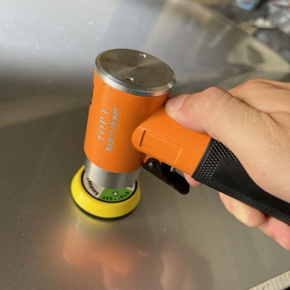 Máy đánh bóng ô tô, xe máy mini dùng hơi khí nén hiệu TOP - Máy đánh bóng mini 43mm dùng hơi