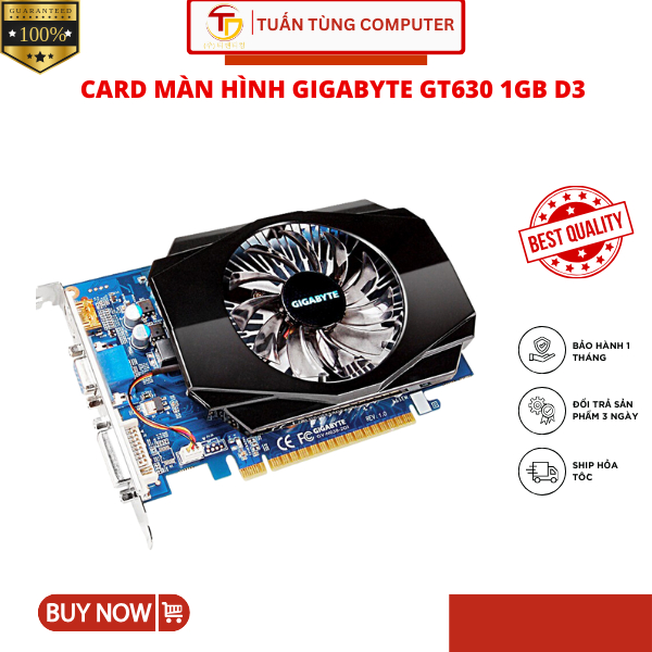 Card man hinh gigabyte gt630 1gb d3 Shopee Vi t Nam