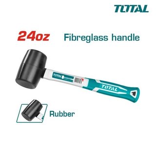 ĐỒ NGHỀ TOTAL Búa cao su đen / trắng 660g THT762416 / THT762436