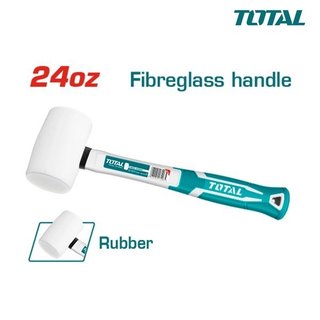 ĐỒ NGHỀ TOTAL Búa cao su đen / trắng 660g THT762416 / THT762436