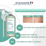 Sữa tắm, rửa mặt không xà phòng cho da nhạy cảm giảm ngứa,dịu kích ứng Stanhome  Soft Shower 740ml — ảnh 7