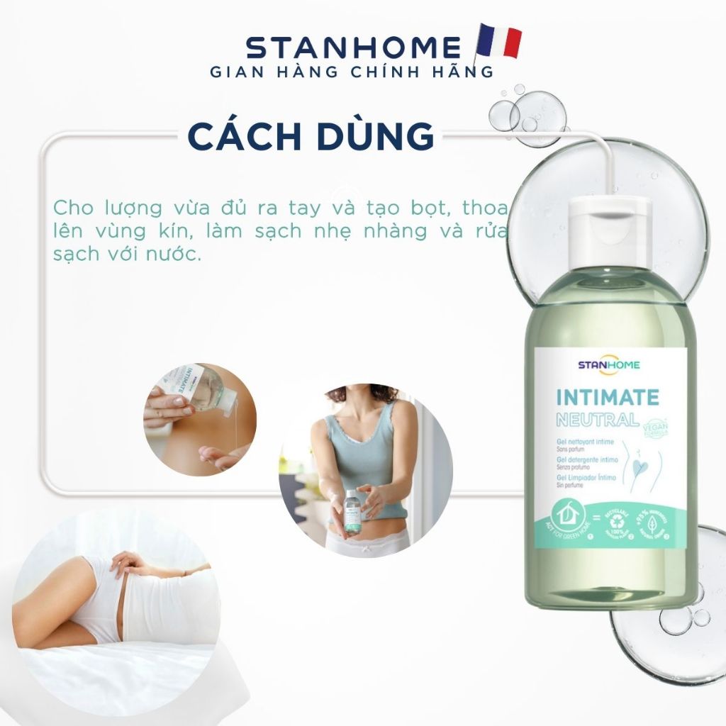 Ảnh Dung dịch vệ sinh nam, nữ Stanhome Intimate Neutral 200ml 3