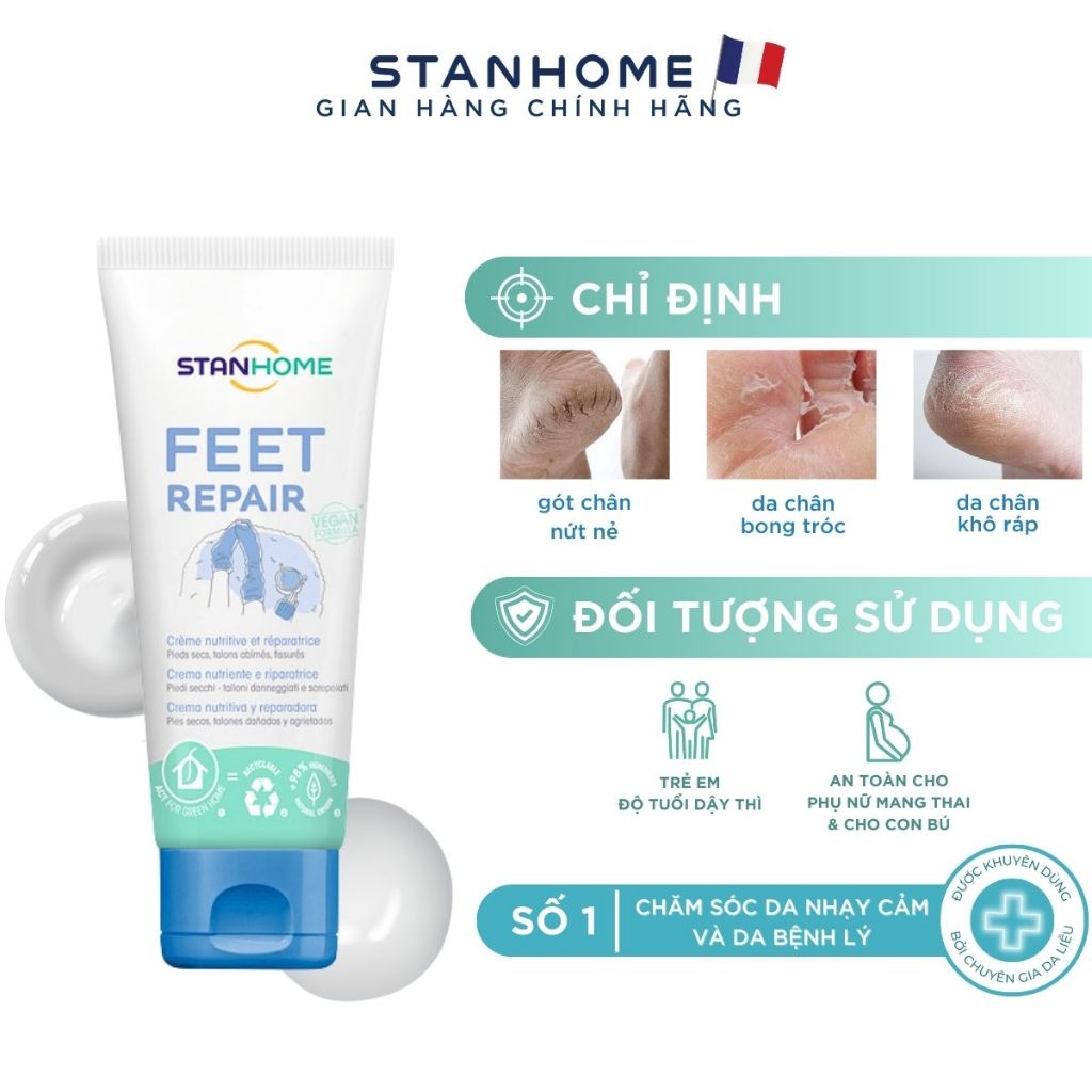 Ảnh Kem dưỡng ẩm làm mềm, mịn cho da chân Stanhome Feet Repair 75ml 3